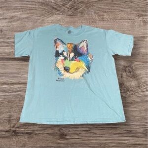 Siberian husky shirt men’s size small